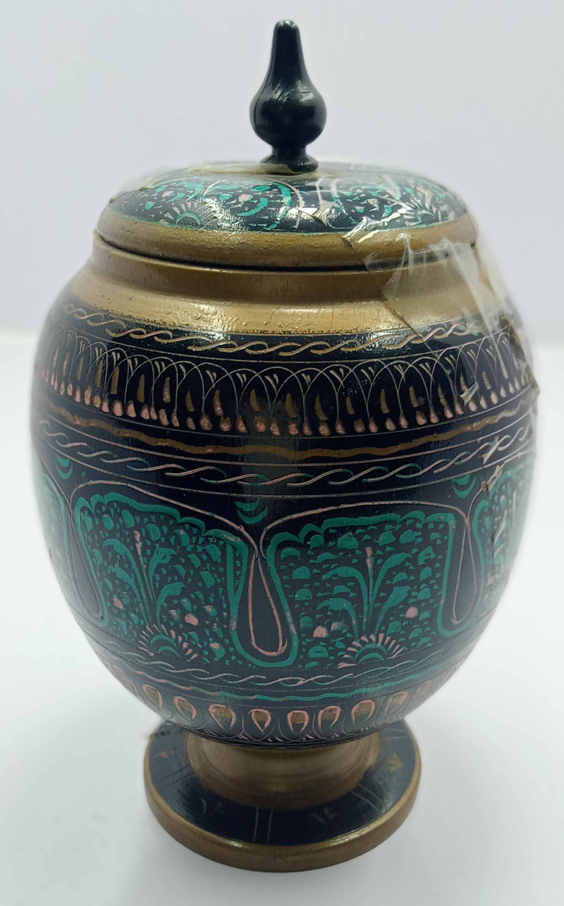 Wood Jar Small