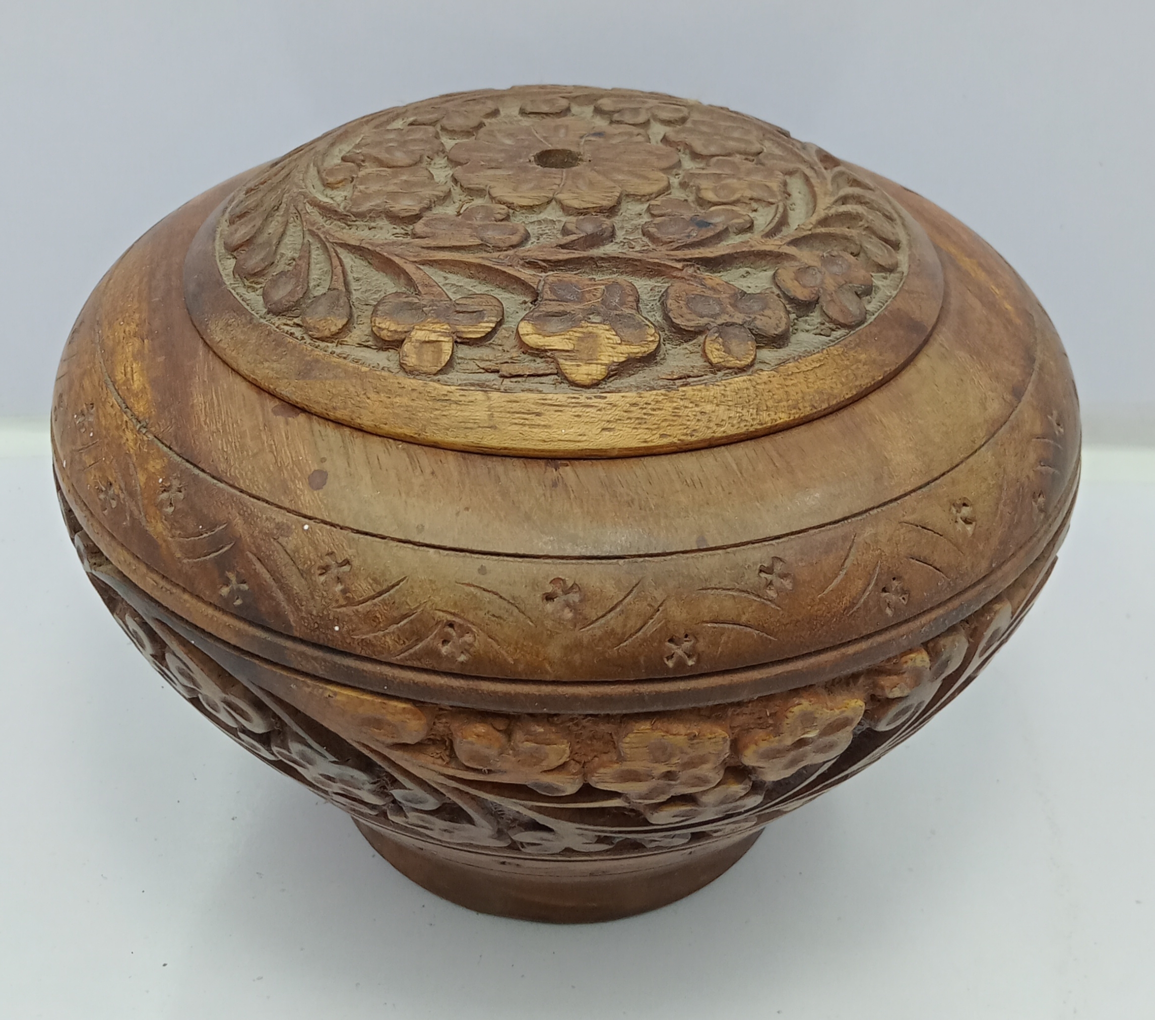 Wood Jar Large