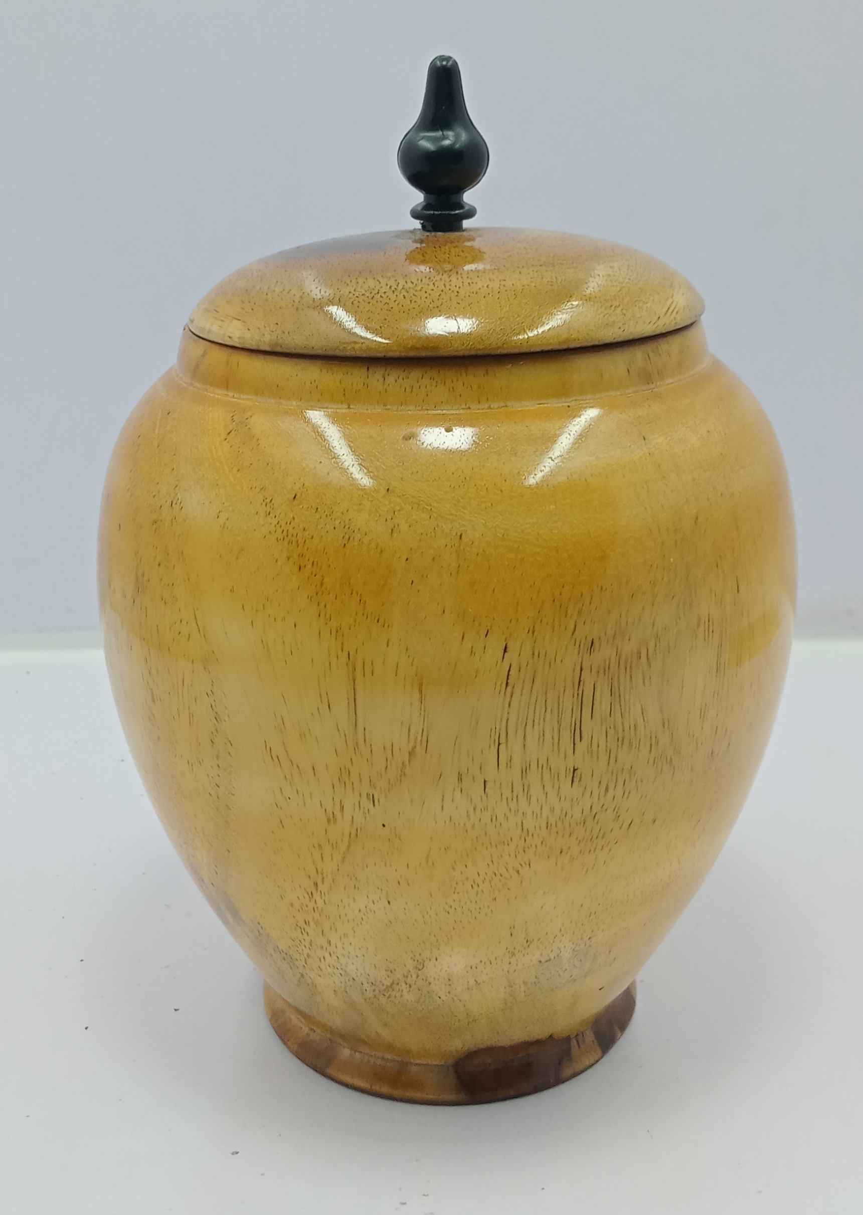 wood jar 3 pc